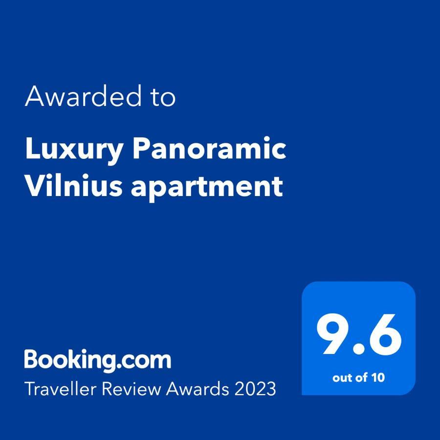 Luxury Panoramic Vilnius Apartment Zewnętrze zdjęcie