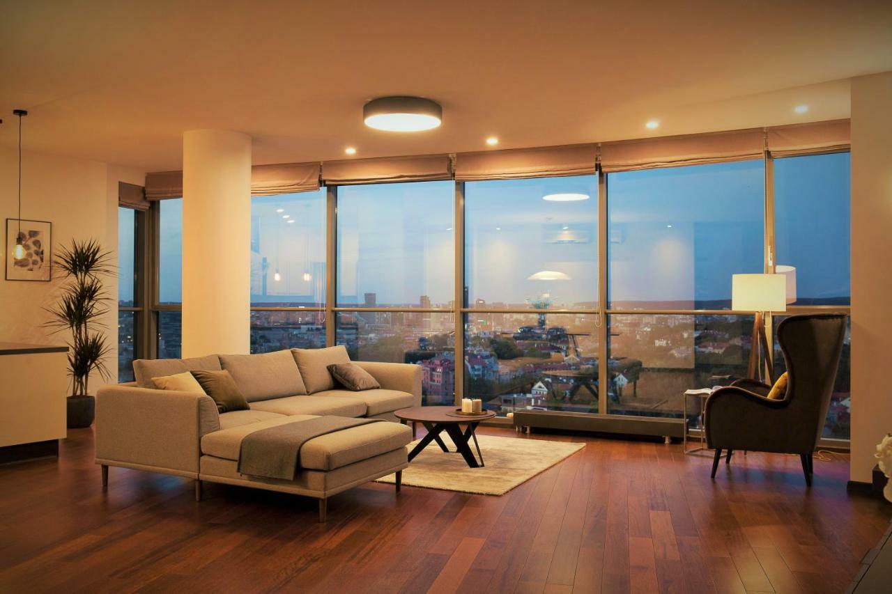 Luxury Panoramic Vilnius Apartment Zewnętrze zdjęcie